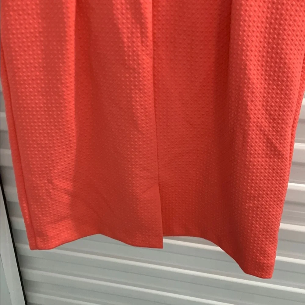 Liz Claiborne Orange Pink Sleeveless Sheath Dress - Picture 12 of 12